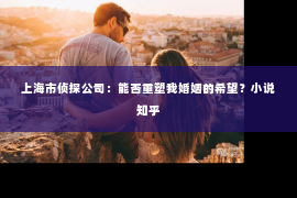 上海市侦探公司：能否重塑我婚姻的希望？小说知乎