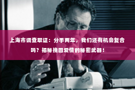 上海市调查取证：分手两年，我们还有机会复合吗？揭秘挽回爱情的秘密武器！