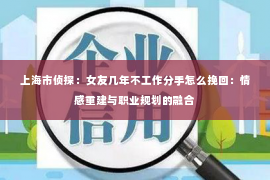 上海市侦探：女友几年不工作分手怎么挽回：情感重建与职业规划的融合