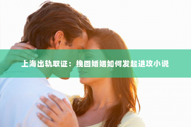 上海出轨取证：挽回婚姻如何发起进攻小说