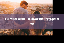 上海市婚外情调查：我误会男友提出了分手怎么挽回