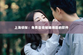 上海侦探：免费咨询婚姻挽回的软件